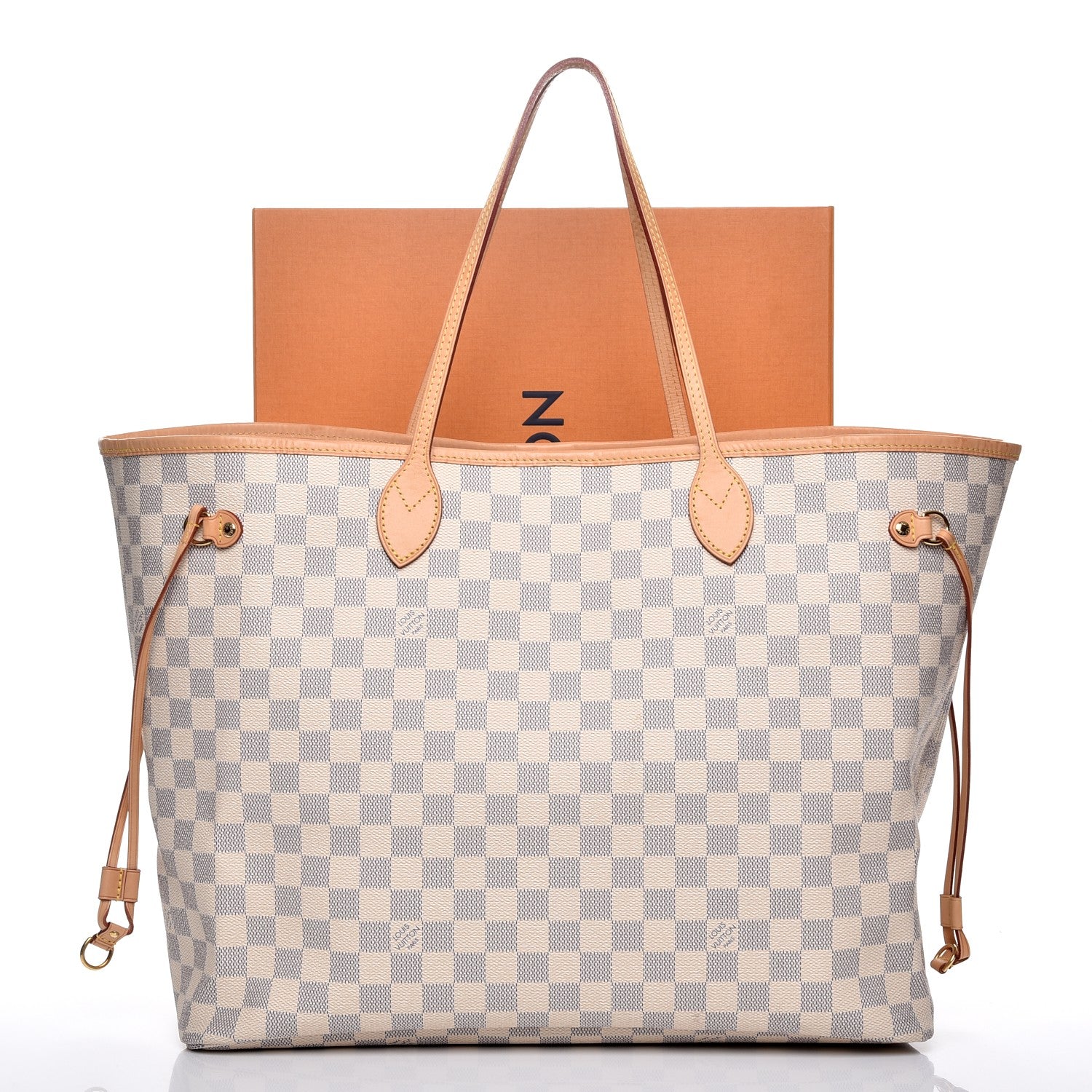 Louis Vuitton Damier Azur Neo Neverfull GM Rose Ballerine 9 of 9