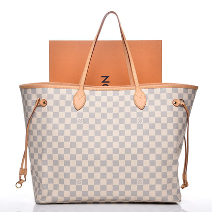 Louis Vuitton Damier Azur Neo Neverfull GM Rose Ballerine 9 of 9