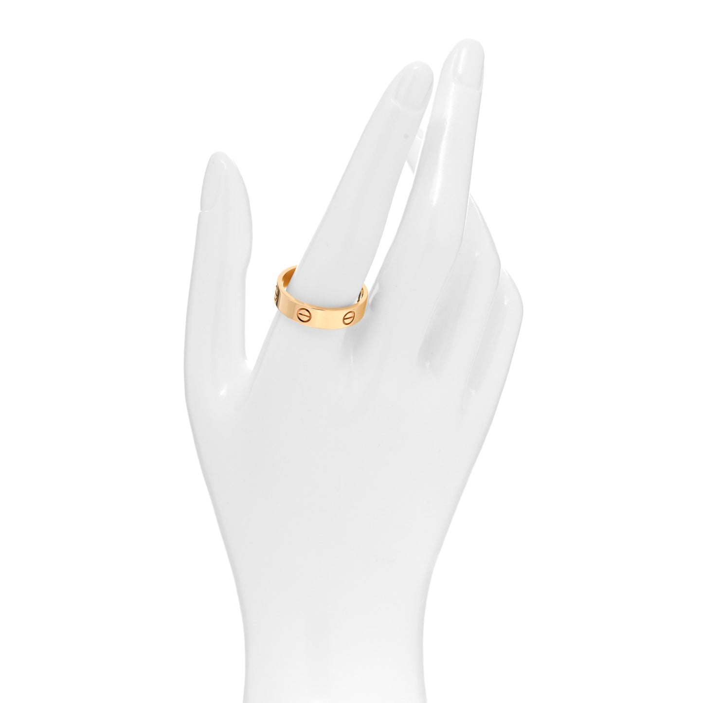 18K Yellow Gold 5.5mm LOVE Ring 64 10.75