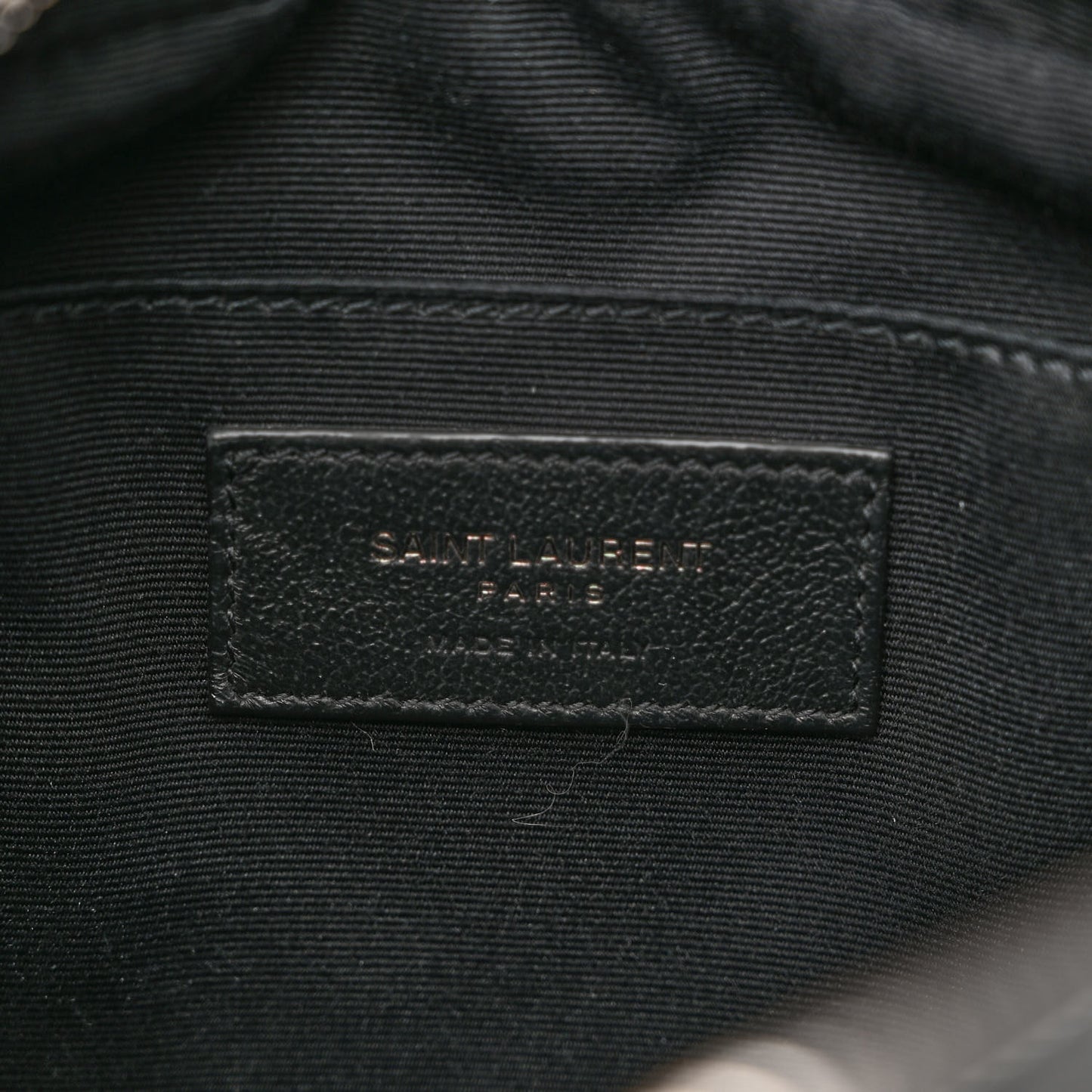Calfskin Matelasse Monogram Lou Camera Bag Black