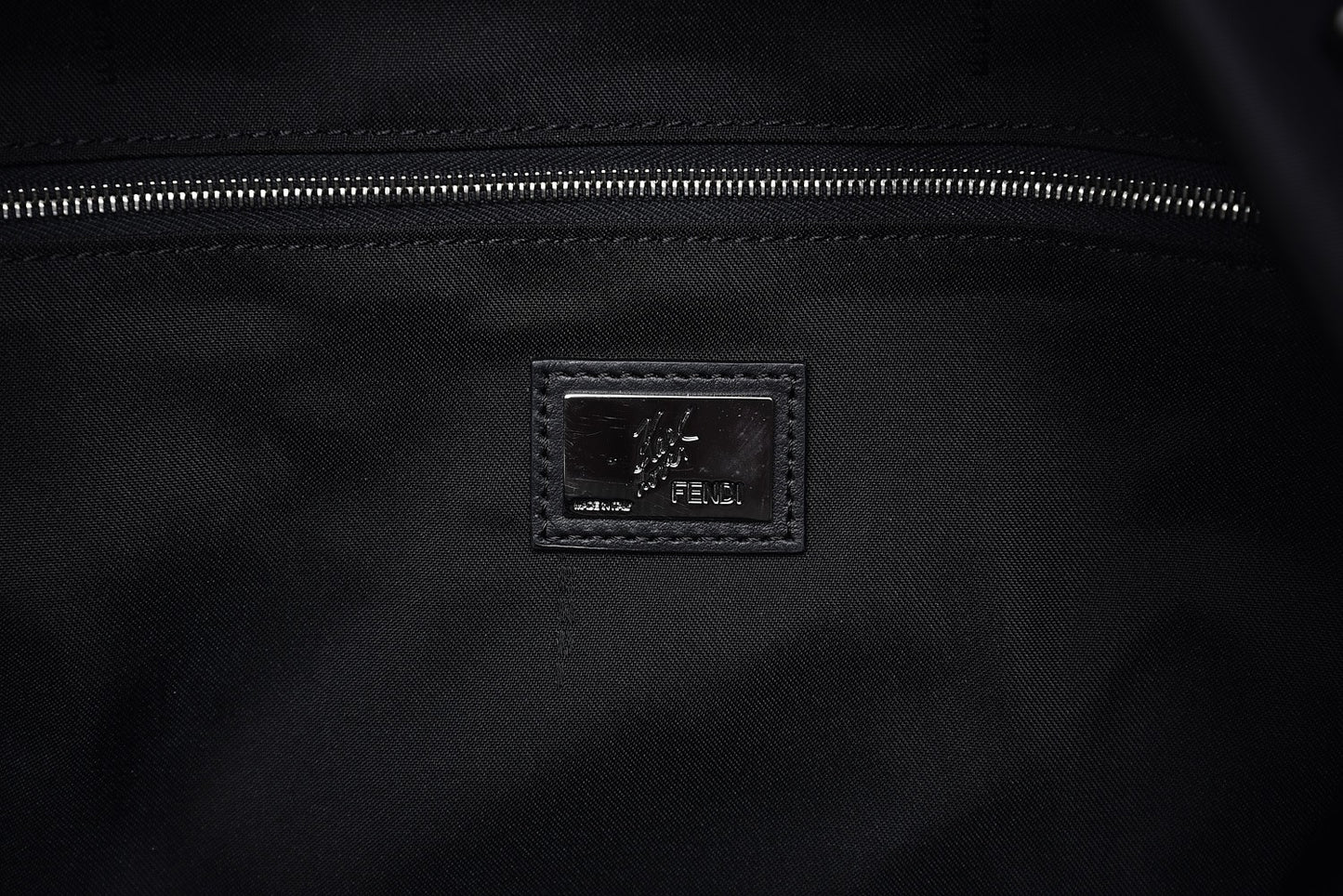 Nylon Vitello Century Mink Fox Goat Fur Studded Karlito Backpack Black Multicolor