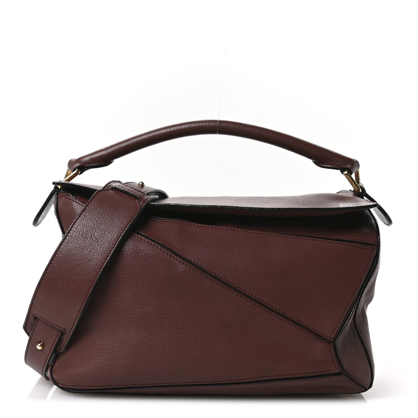 Calfskin Medium Puzzle Bag Brown