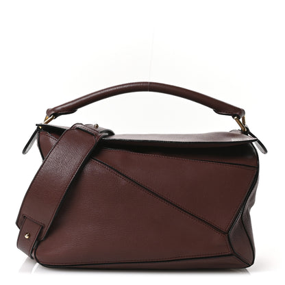 Loewe Calfskin Medium Puzzle Bag Brown 1 of 11