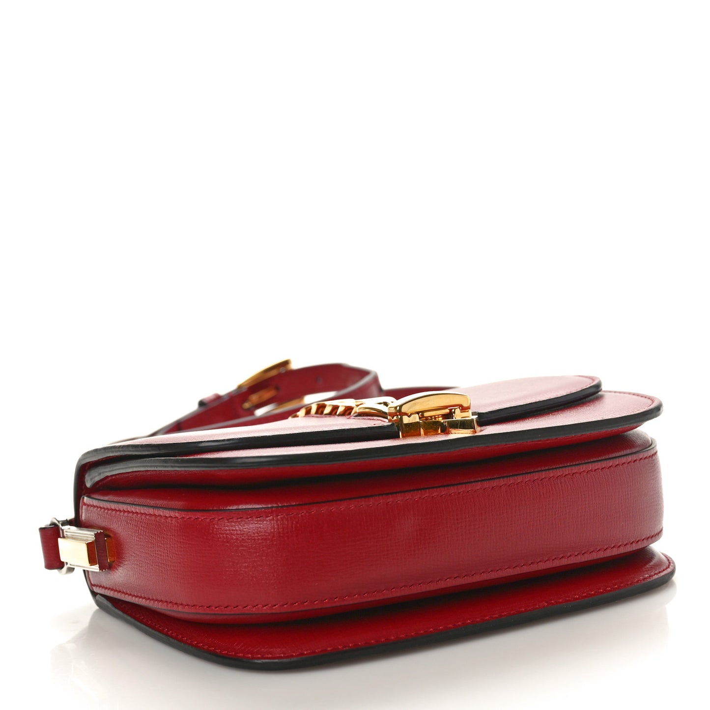 Azalea Calfskin Mini Sylvie 1969 Flap Messenger Bag New Cherry Red