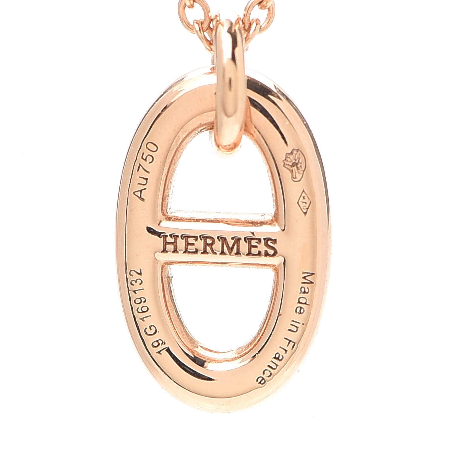 Hermes 18K Rose Gold PM Farandole Pendant Necklace 5 of 6