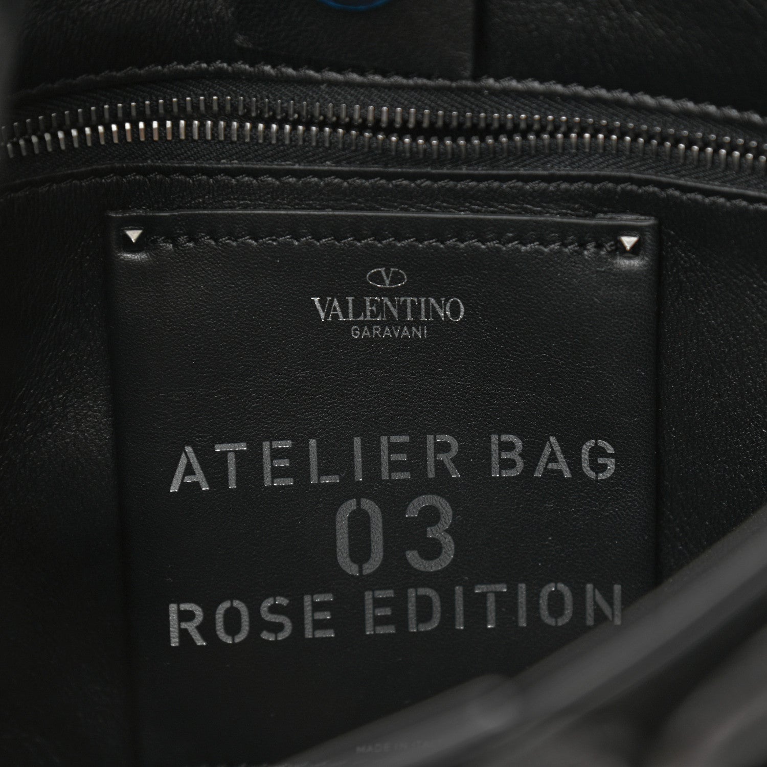 Valentino Garavani Nappa Atelier 03 Rose Edition Small Hobo Black 6 of 9