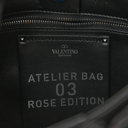 Valentino Garavani Nappa Atelier 03 Rose Edition Small Hobo Black 6 of 9