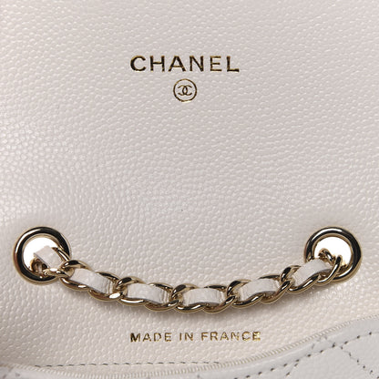 Chanel Caviar Quilted Belt Bag White 6 of 7
