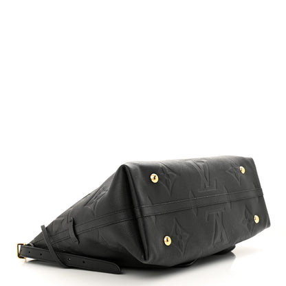 Louis Vuitton Empreinte Monogram Giant CarryAll MM Black 5 of 14