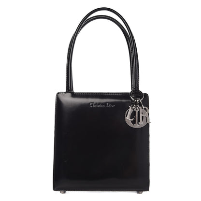 Christian Dior Patent Top Handle Bag Black 1 of 8