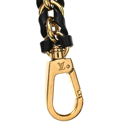 Louis Vuitton Calfskin Multi Pochette Chain Shoulder Strap Black Gold 4 of 4