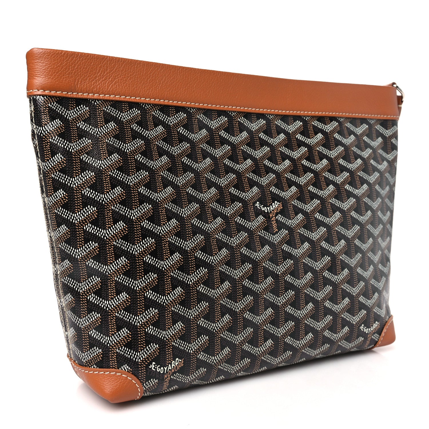 Goyard Goyardine Conti Pouch Black Gold 3 of 6