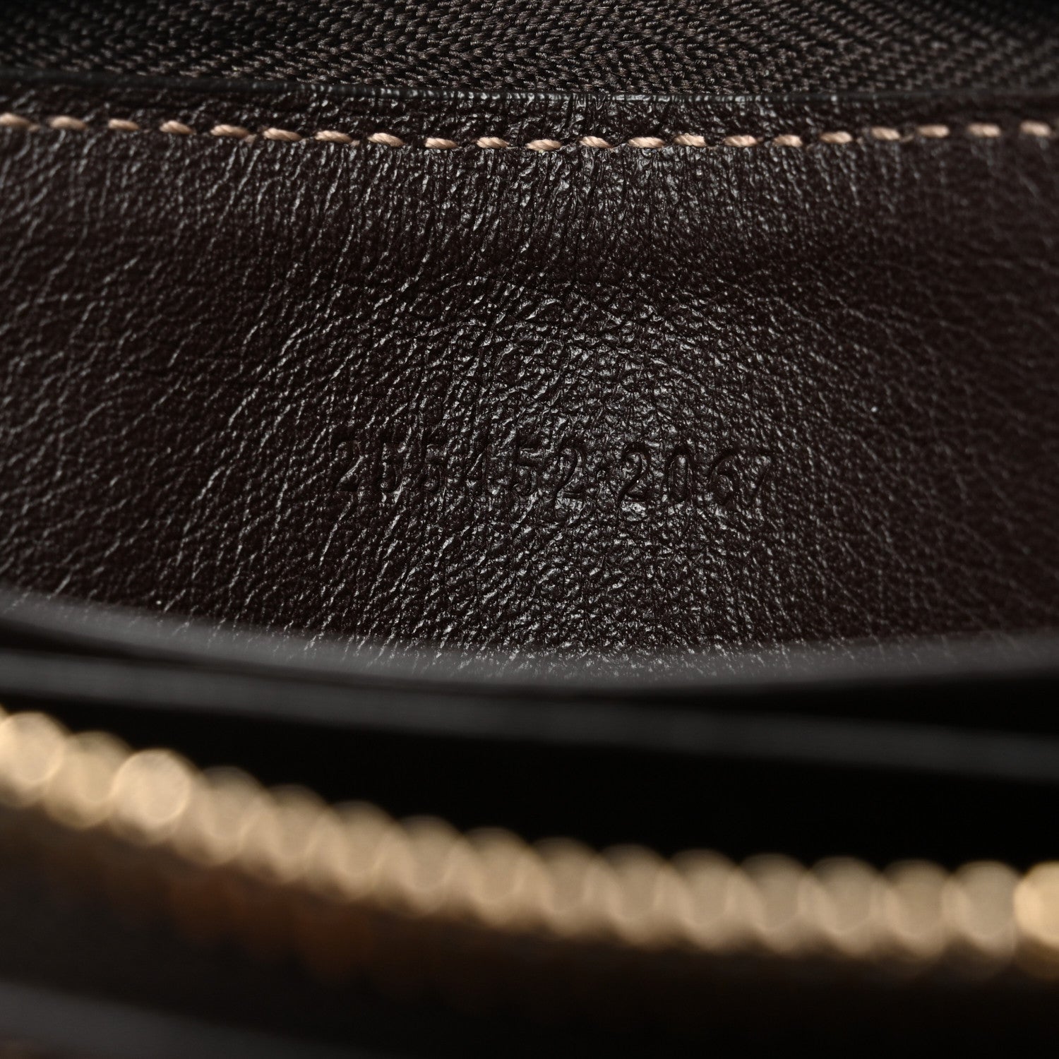 Gucci Monogram Zip Around Card Case Brown 7 of 8