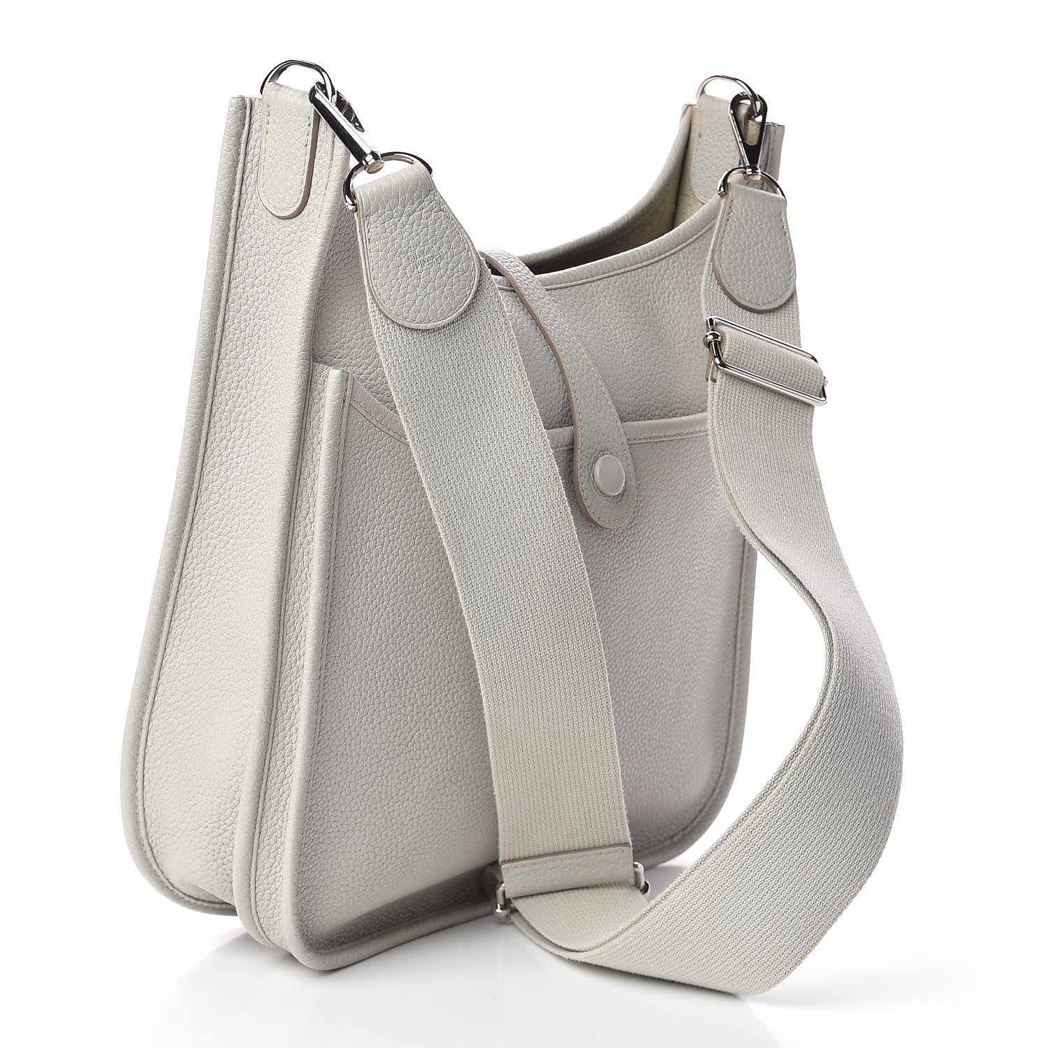 Hermes Taurillon Clemence Evelyne III PM Gris Perle 3 of 17