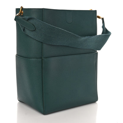 Celine Soft Grained Calfskin Sangle Bucket Bag Amazone 3 of 7
