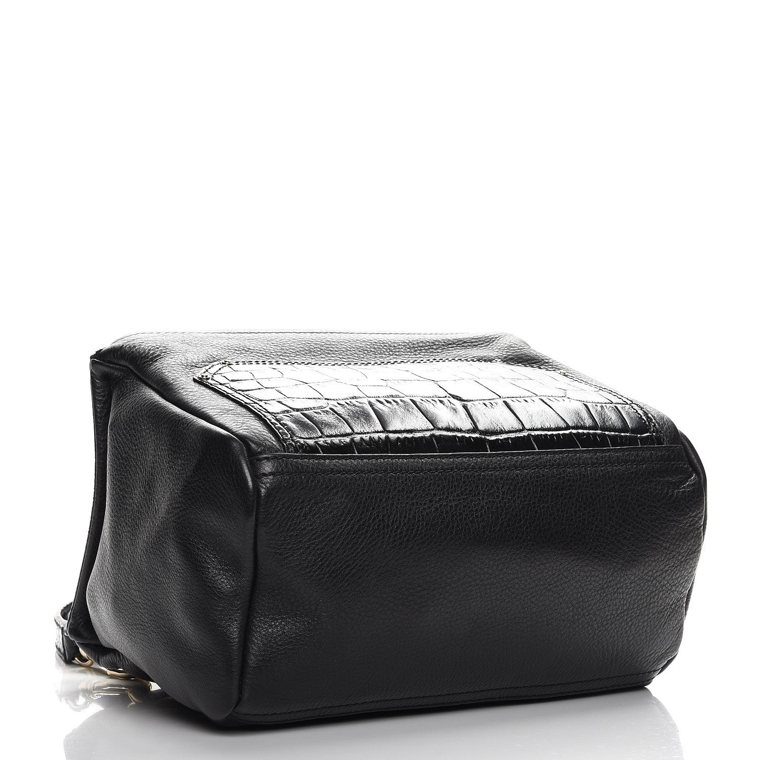 Givenchy Calfskin Crocodile Embossed Small Pandora Black 5 of 8