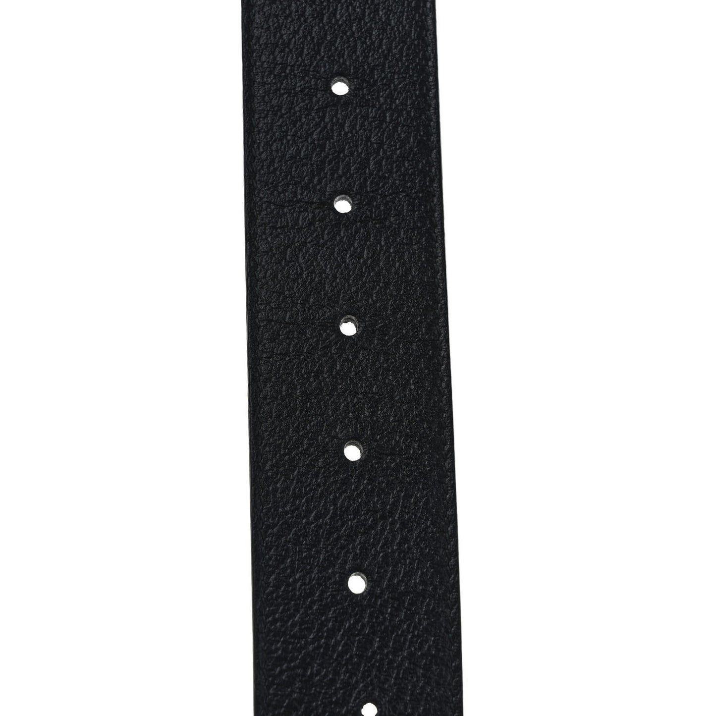 Textured Dollar Calfskin Double G 40mm Belt 80 32 Black