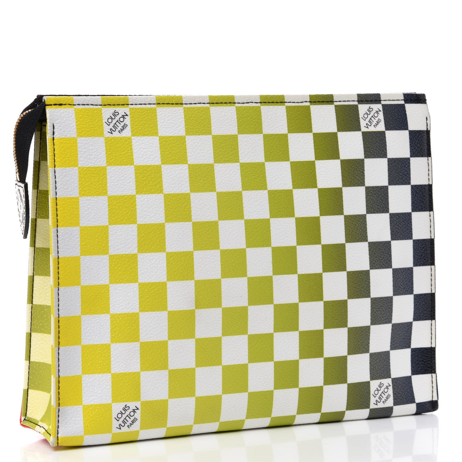 Louis Vuitton Damier Race Toiletry Pouch 26 Black Rose 3 of 7