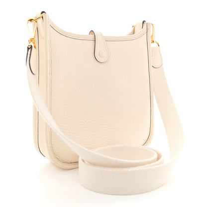 Hermes Taurillon Clemence Evelyne TPM Nata Craie 2 of 12