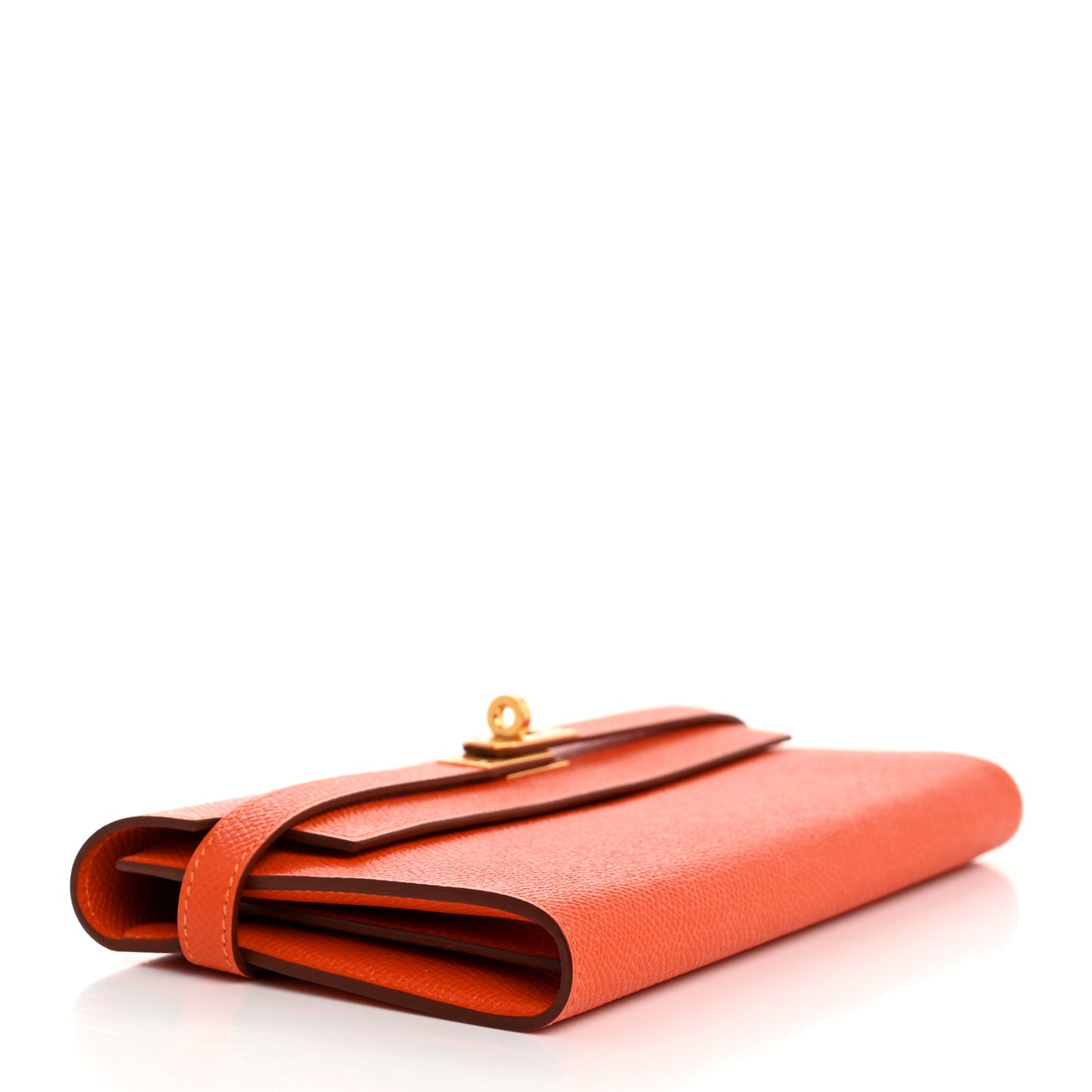 Epsom Kelly Longue Wallet Orange