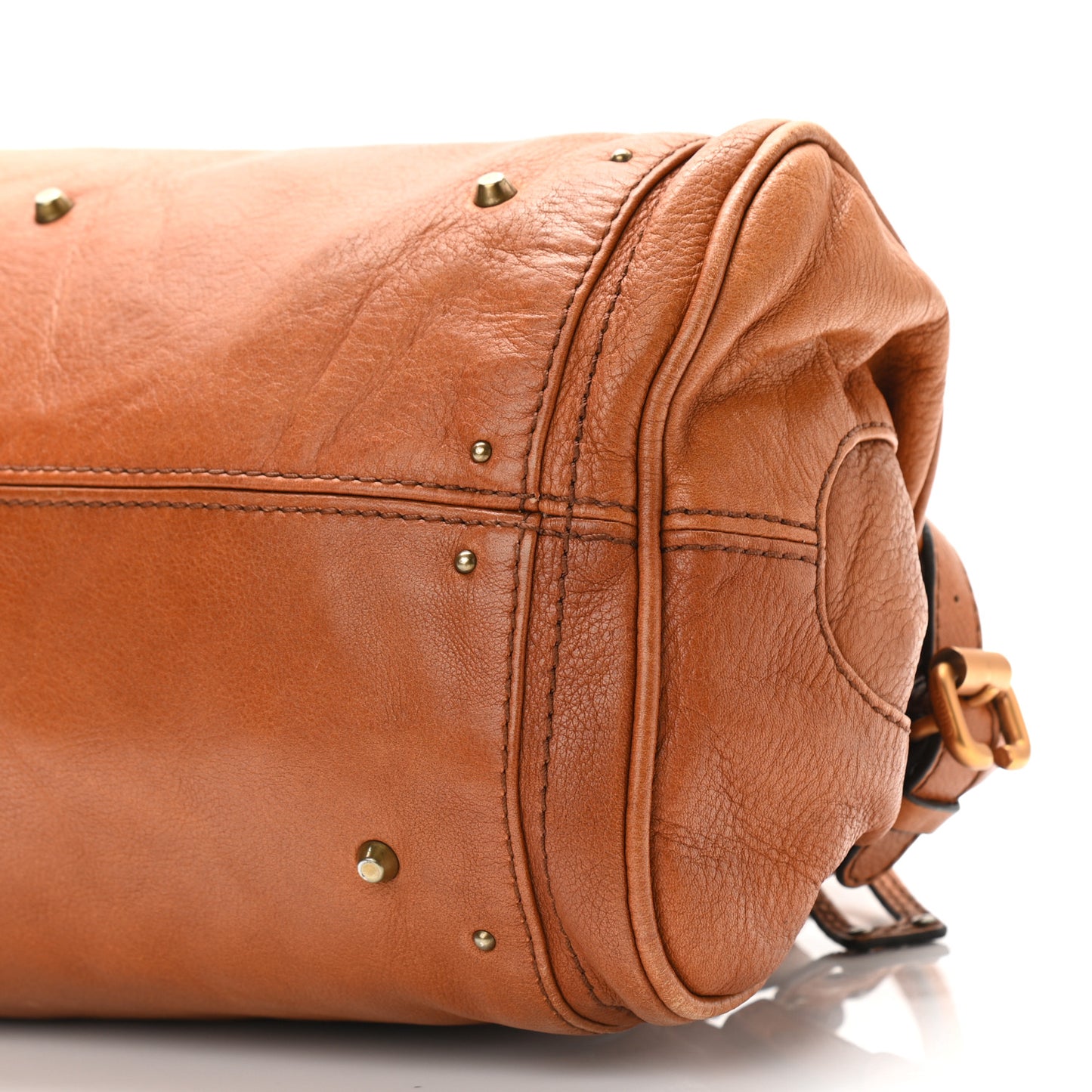 Calfskin Medium Paddington Satchel Tan