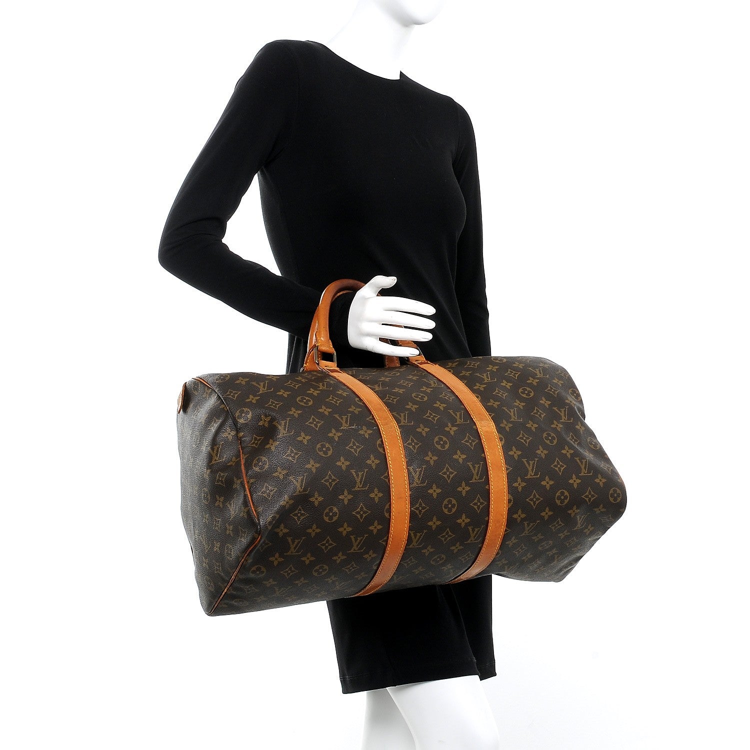 Louis Vuitton Monogram Keepall 50 2 of 17