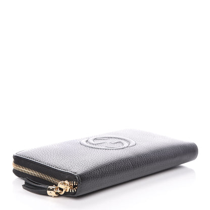 Gucci Calfskin Soho Zip Around Wallet Black 4 of 7