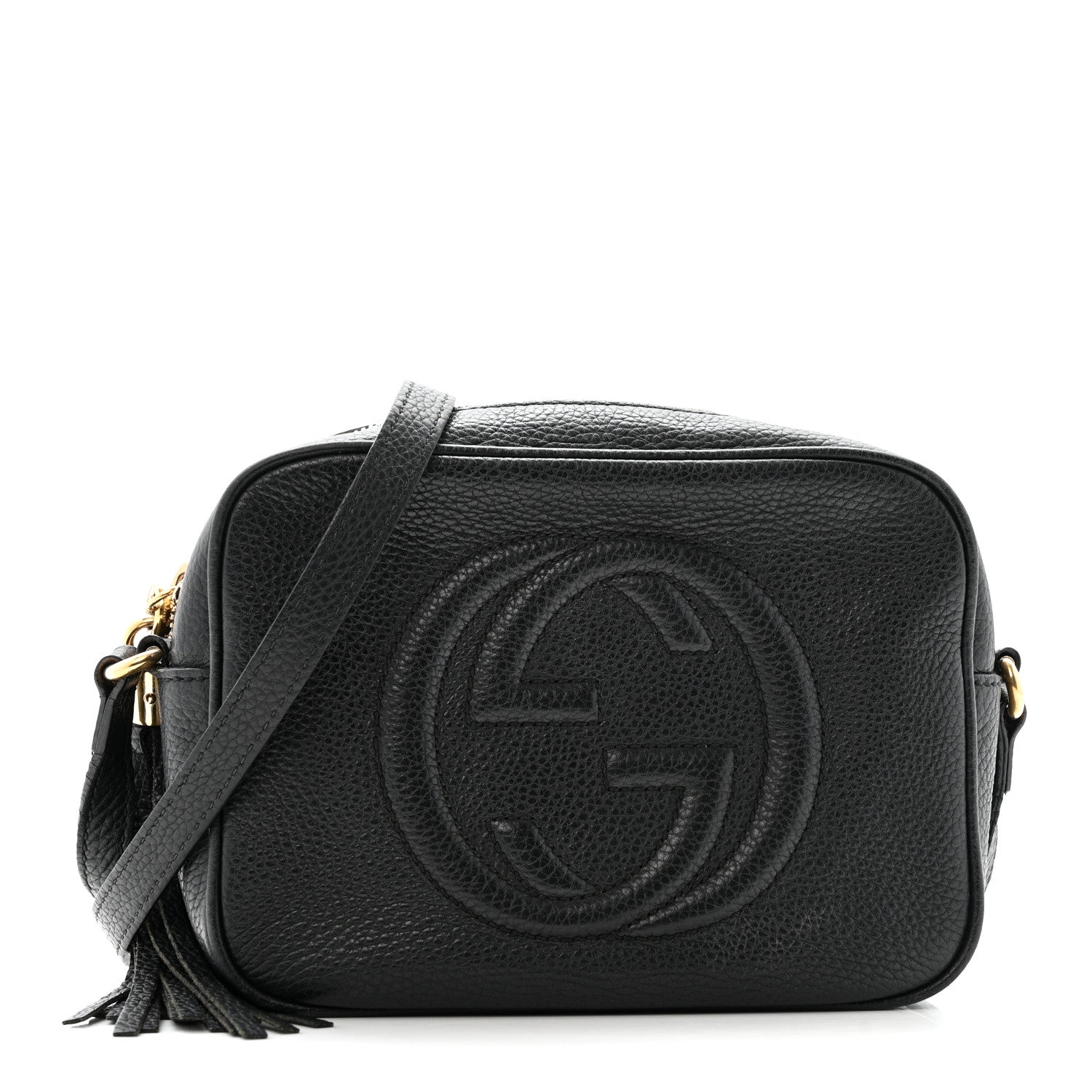Gucci Pebbled Calfskin Small Soho Disco Bag Black 1 of 16