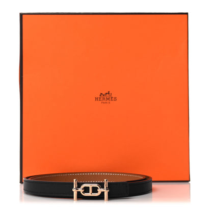 Hermes Swift Epsom 13mm Ancre Belt 70 28 Black Gold 6 of 6