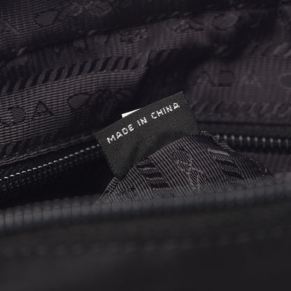 Prada Tessuto Nylon Saffiano Wristlet Black 7 of 8