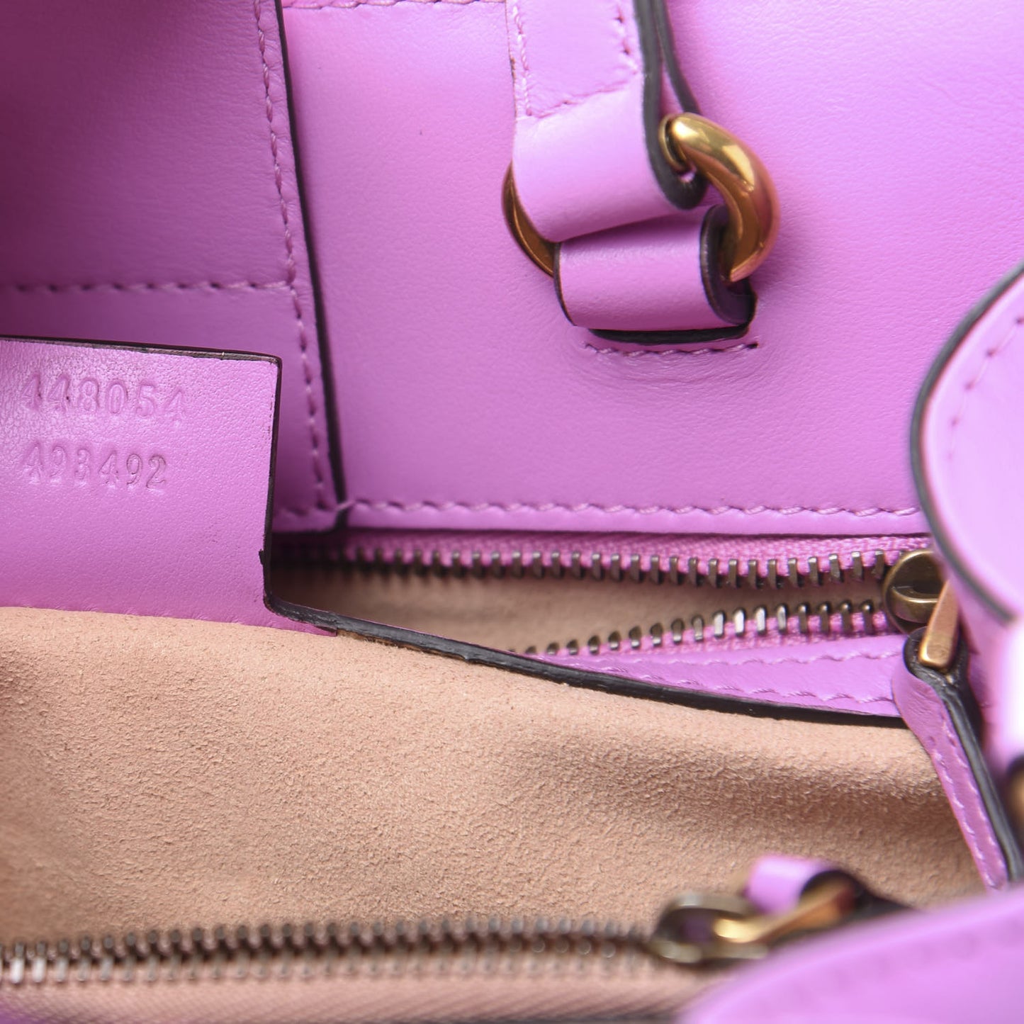 Calfskin Matelasse Small GG Marmont Tote Candy Mousse