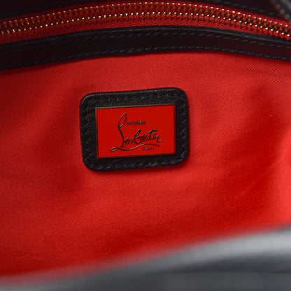Christian Louboutin Grained Calfskin Studded Satchel Black 6 of 17