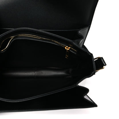 Celine Shiny Calfskin Medium Triomphe Black 5 of 10