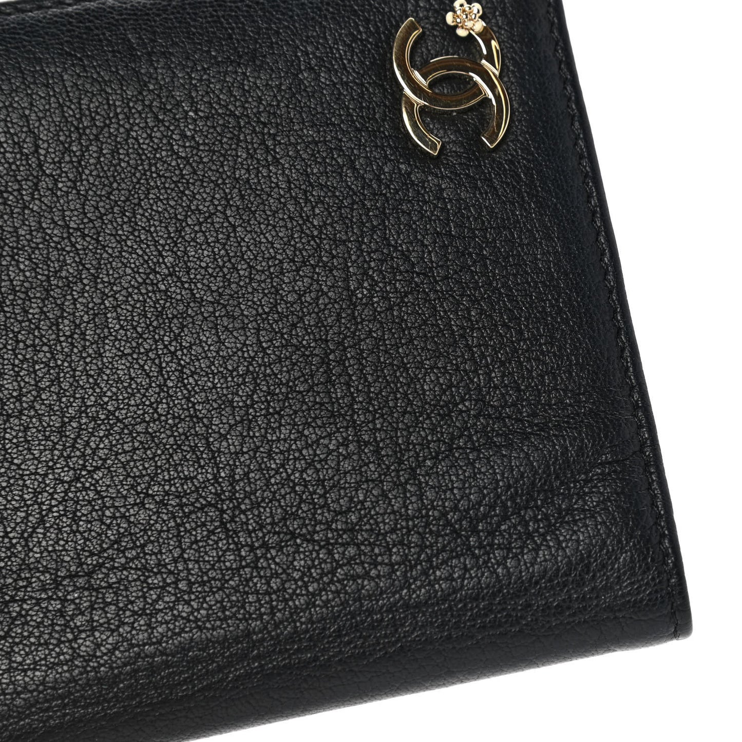 Goatskin Passport Holder Black