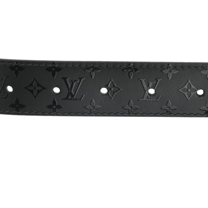 Louis Vuitton Monogram 20mm LV Circle Reversible Belt 75 30 Black Grey 4 of 5