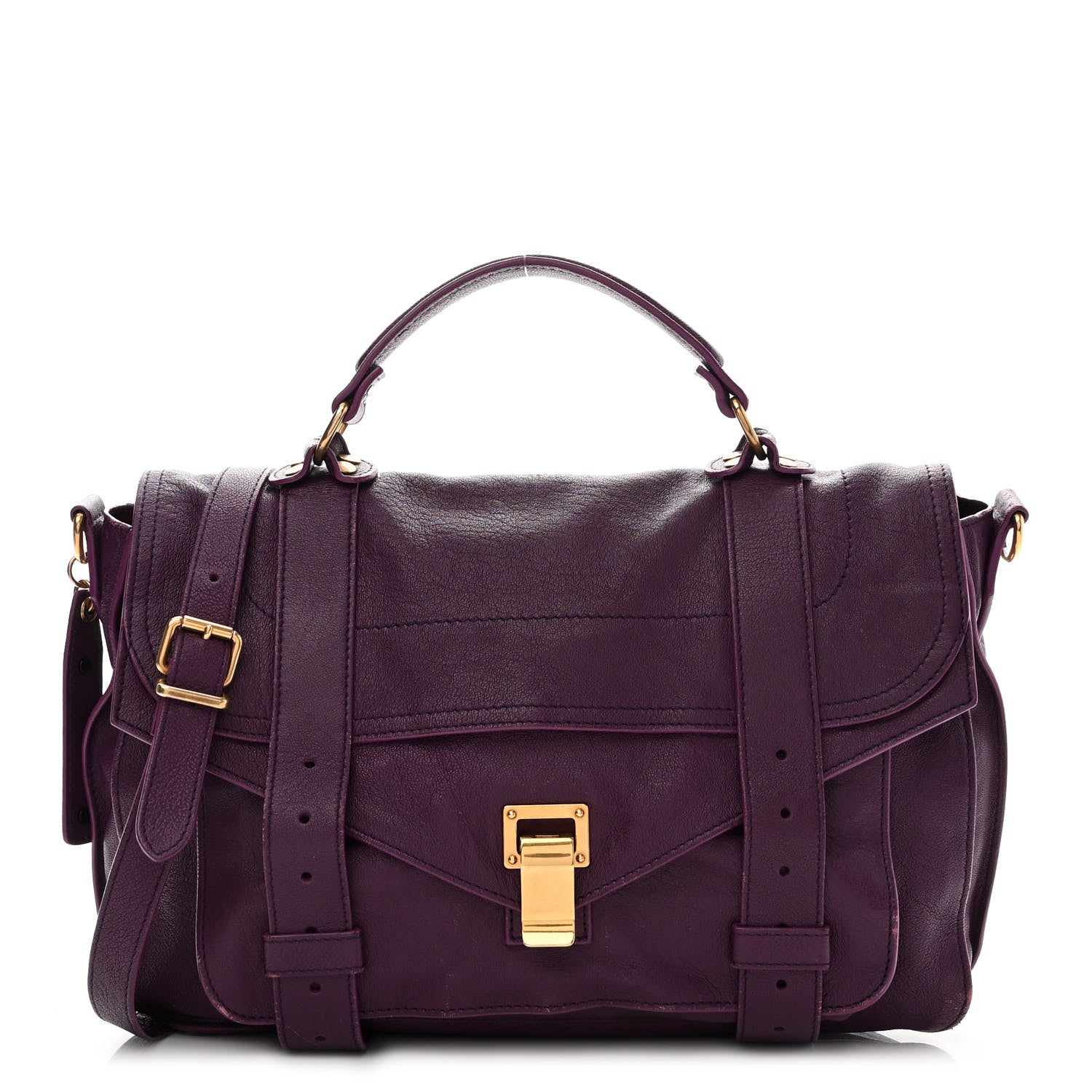 Proenza Schouler Lambskin Medium PS1 Satchel Purple Rain 2 of 11