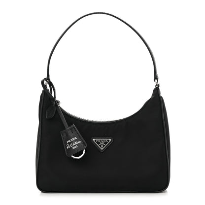 Prada Tessuto Nylon Saffiano Mini Re-Edition 2005 Bag Black 1 of 16