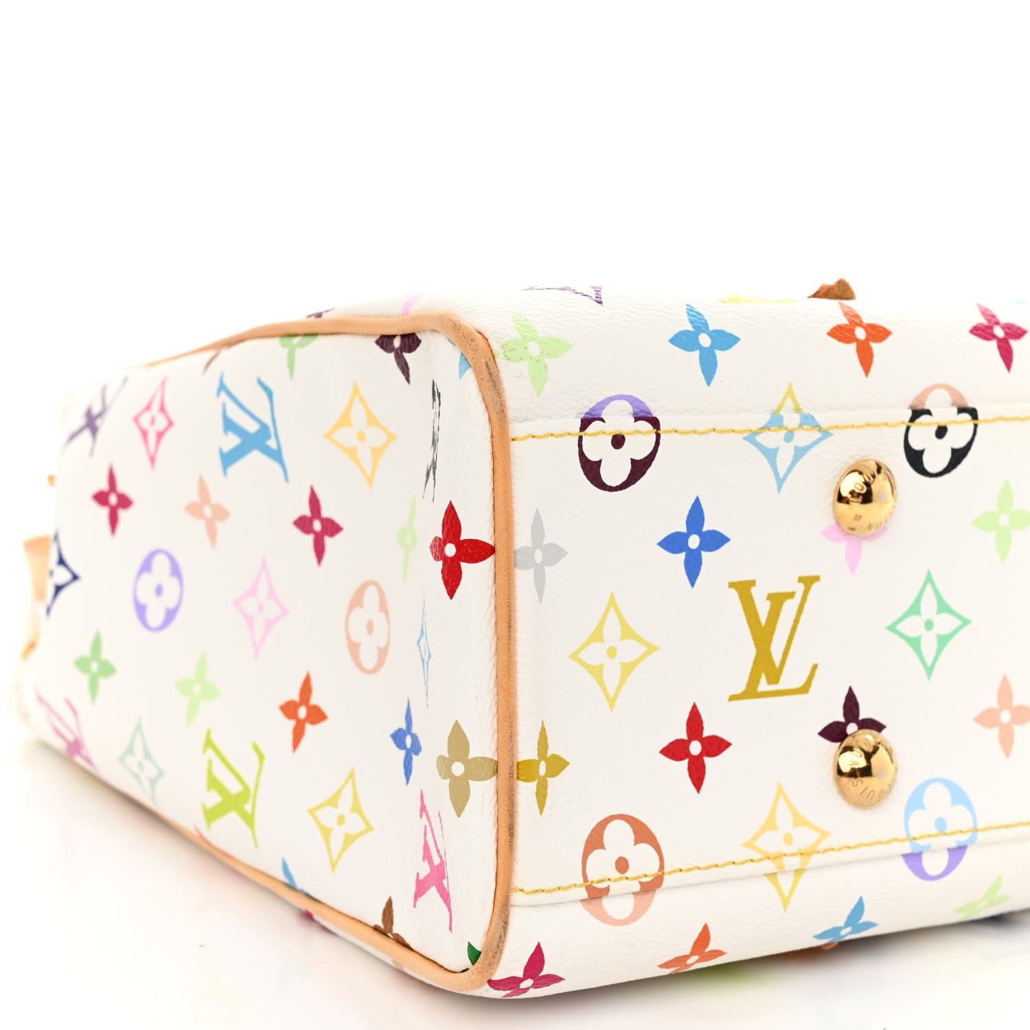 Louis Vuitton LOUIS VUITTON Monogram Multicolor Aurelia MM White 8 of 9