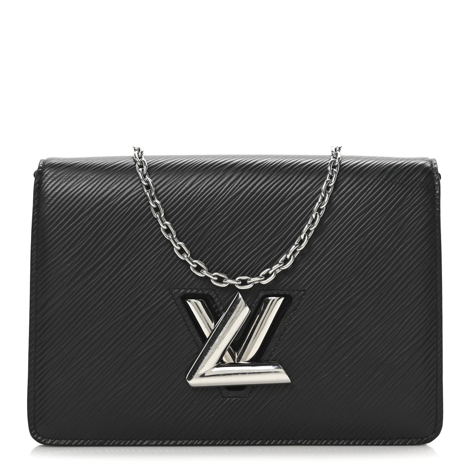 Louis Vuitton Epi Twist Chain Wallet Black 1 of 9