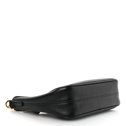 Prada Saffiano Lux Re-Edition 2005 Shoulder Bag Black 4 of 13