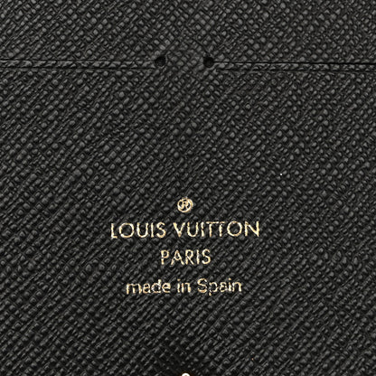 Louis Vuitton Monogram Calfskin Kimono Wallet Black 6 of 12