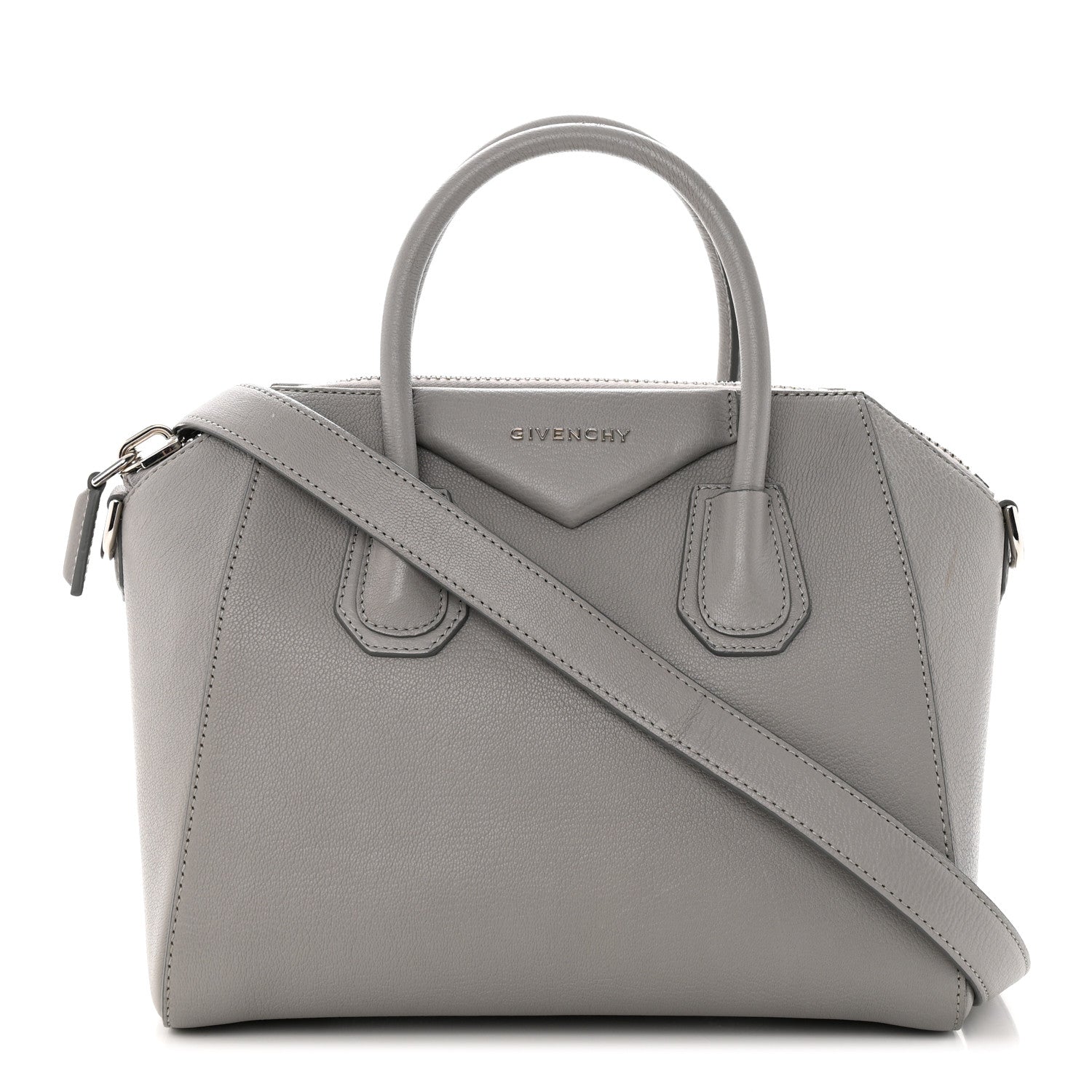 Givenchy Sugar Goatskin Small Antigona Pearl Grey 1 of 20