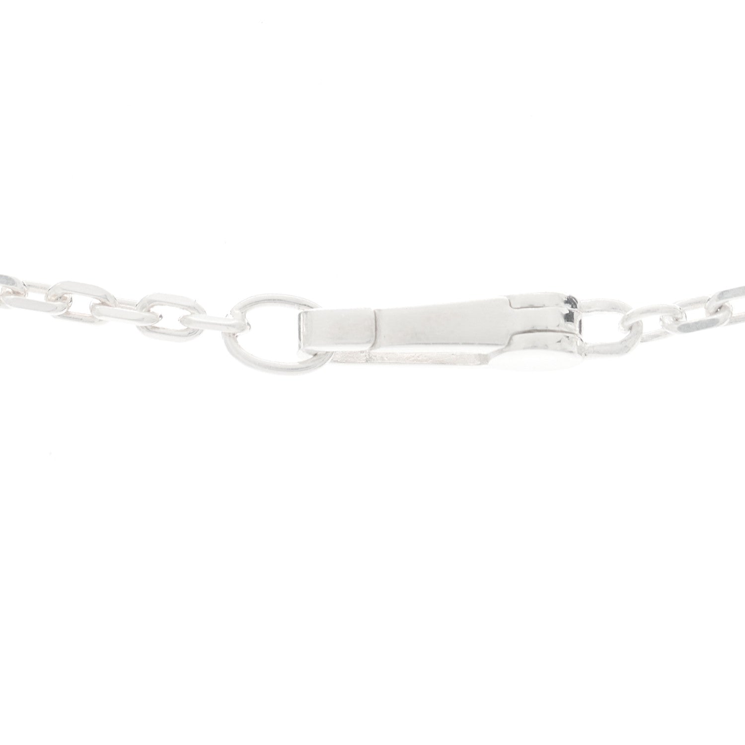 Gucci Sterling Silver Trademark Charm Necklace 3 of 5