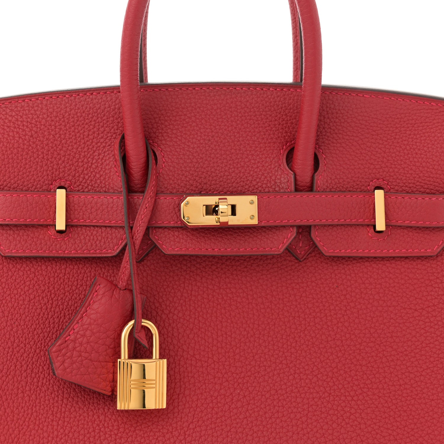 Hermes Togo Birkin 25 Rouge Vif 8 of 11