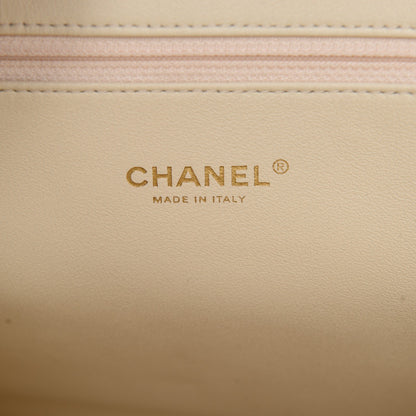 Chanel Caviar Quilted Large Business Affinity Shopping Bag White 6 of 10