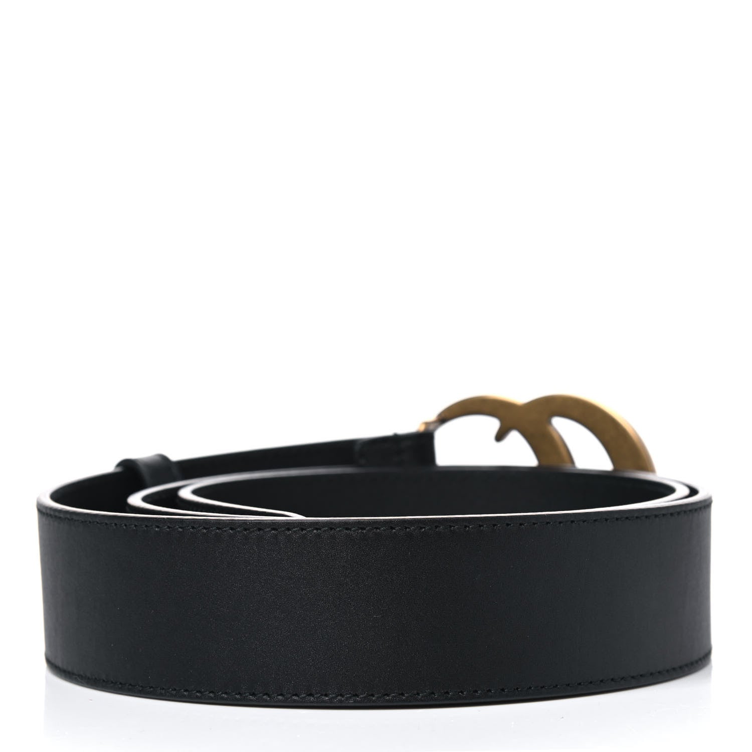 Gucci Calfskin Double G 40mm Belt 95 38 Black 2 of 5