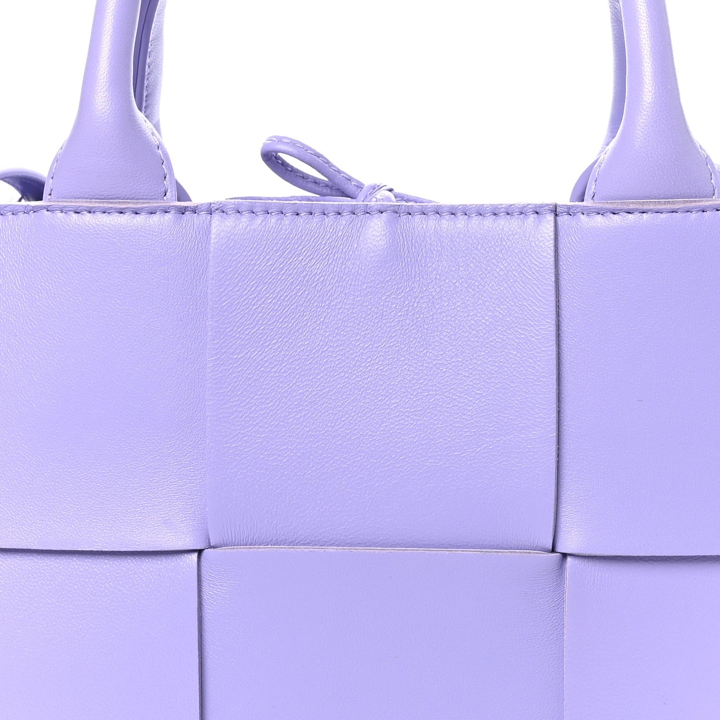 Nappa Maxi Intrecciato Mini Arco Tote Wisteria