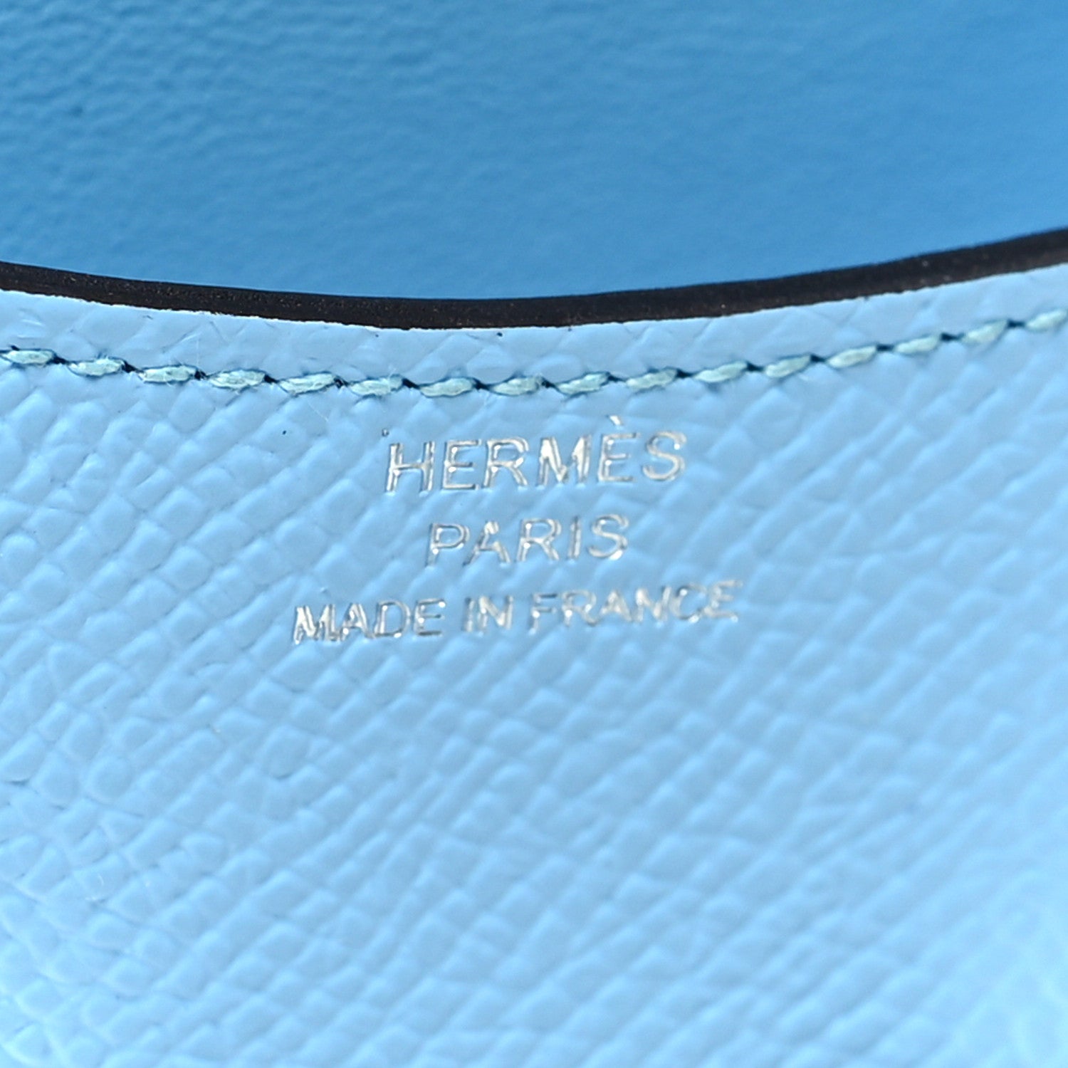 Hermes Epsom Constance Slim Wallet Celeste 8 of 10