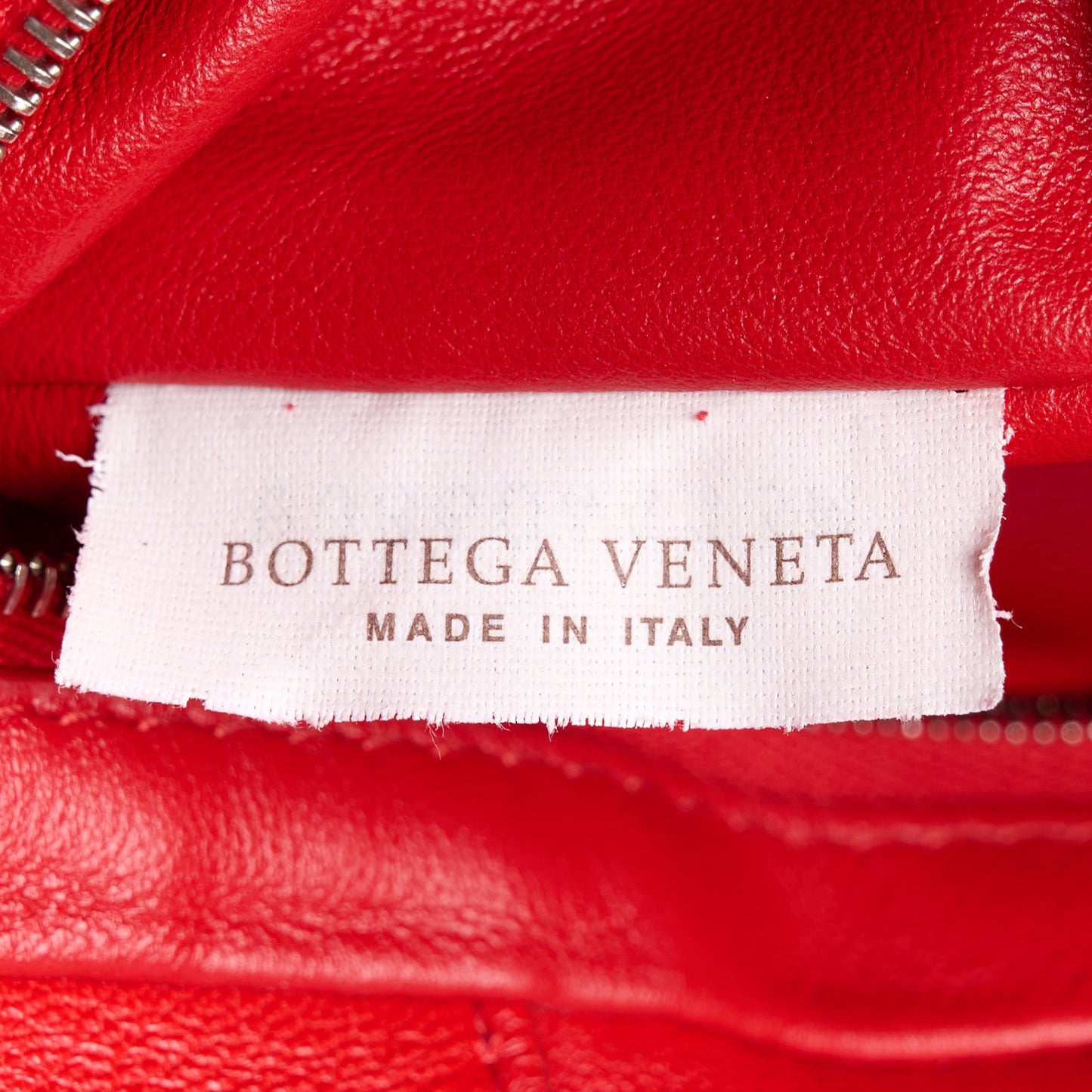 Nappa Intrecciato Tote Bag Red