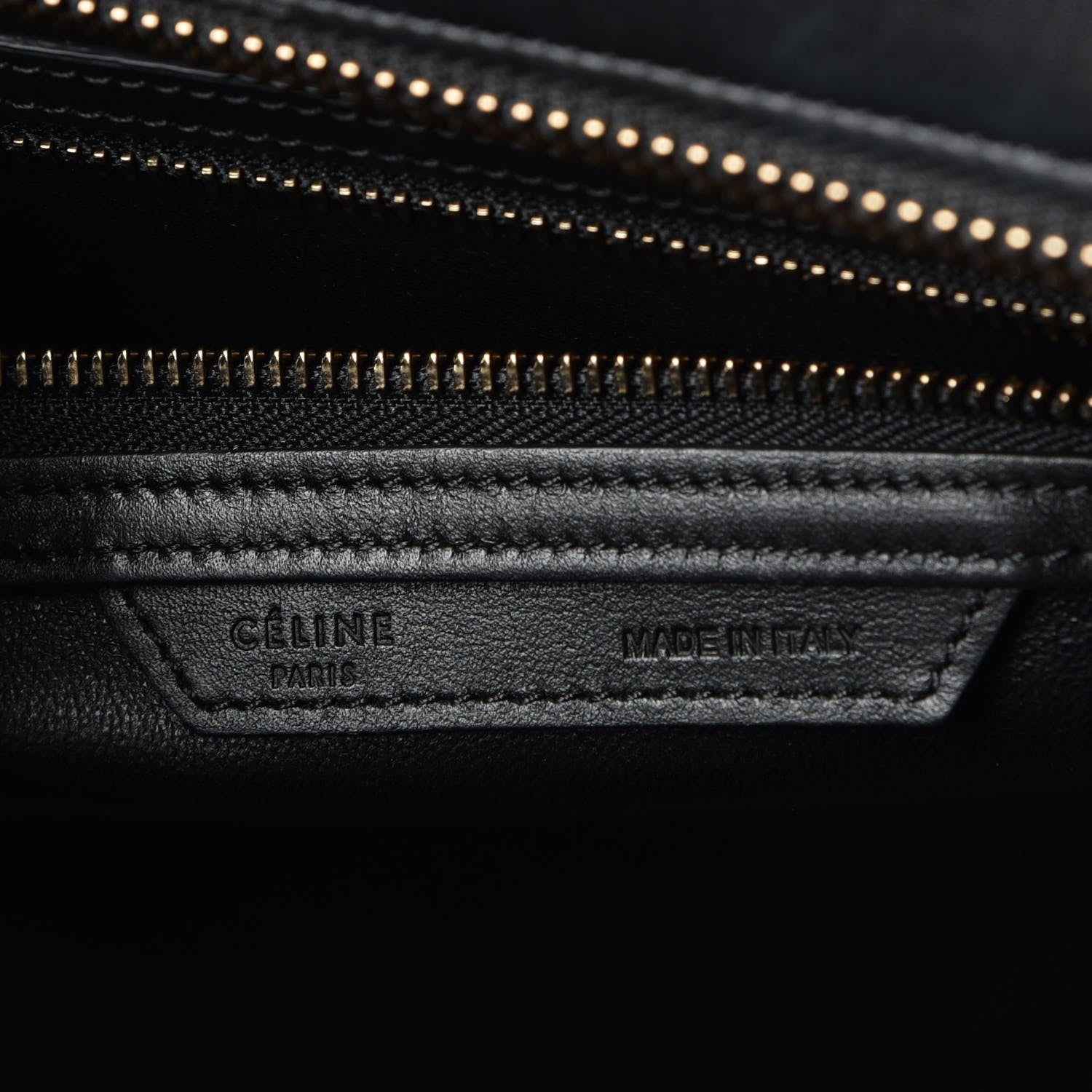 Celine Smooth Calfskin Mini Luggage Black 6 of 7